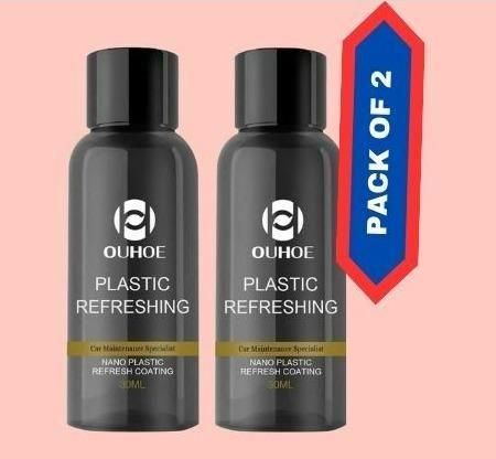 Plastic Parts  Interior Cleaning Car Polishes(Pack Of 2)
